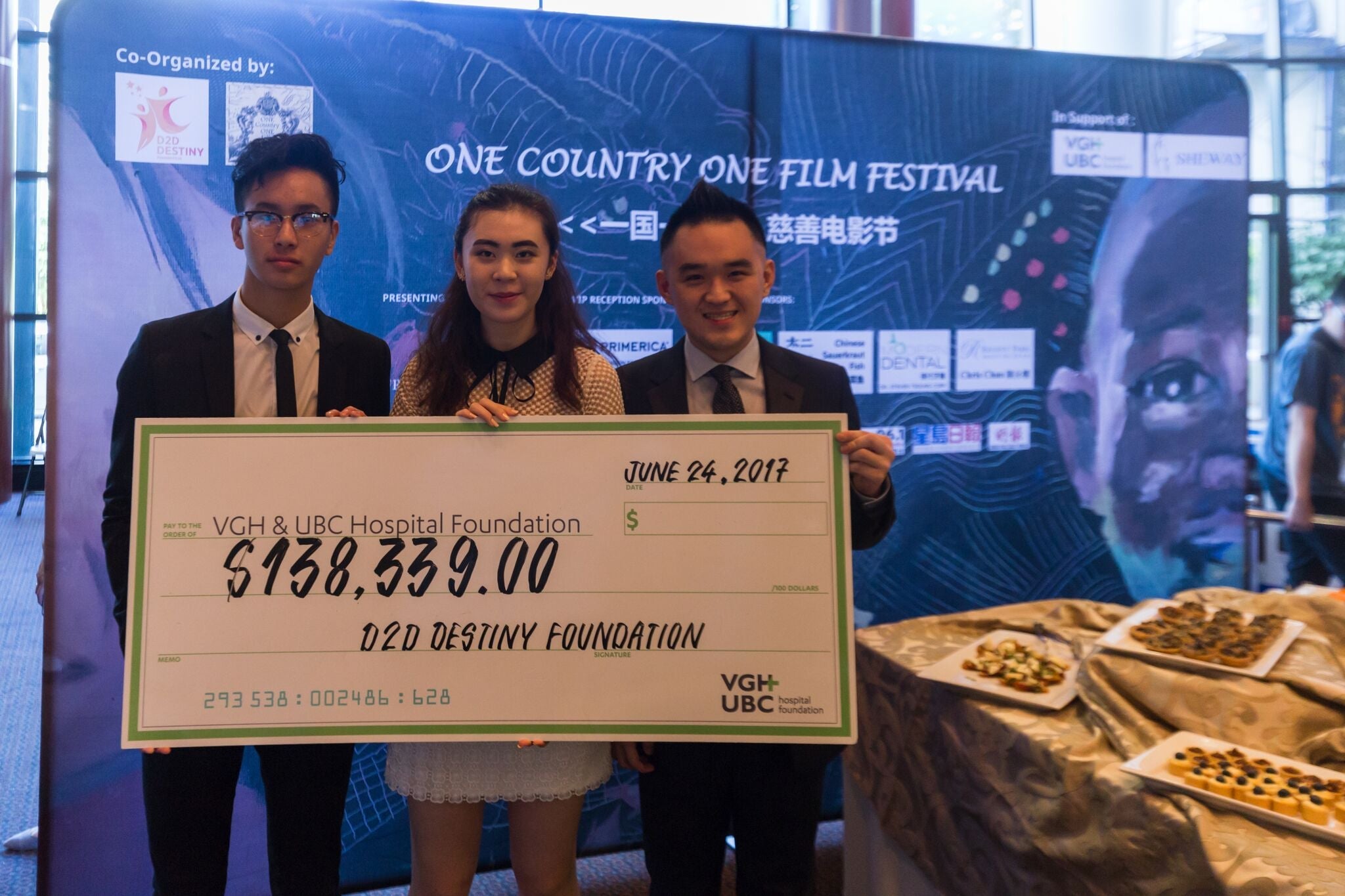 Over $138,000 raised at ONE Country ONE Film