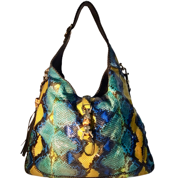 GUCCI Python New Jackie Hobo Large D2D Destiny