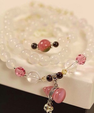 Chalcedony Bracelet (Necklace)