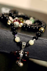 Black Agate Bracelet (Necklace)
