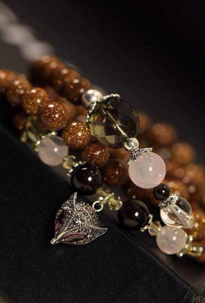 Goldstone Bracelet (Necklace)
