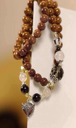Goldstone Bracelet (Necklace)
