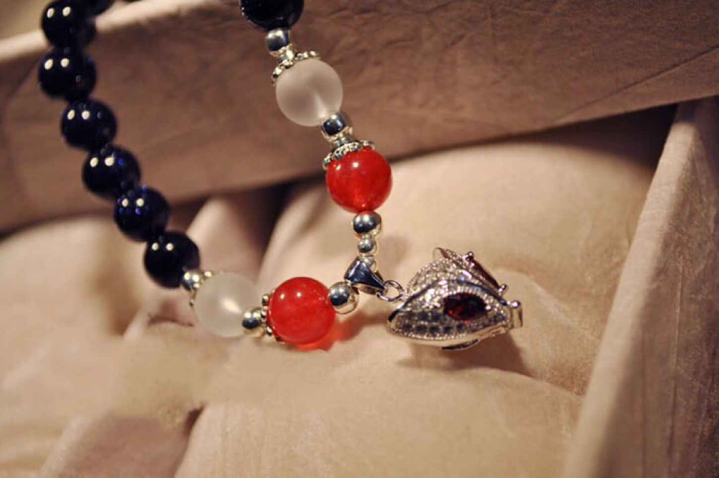 Blue Sandstone Bracelet (Necklace)