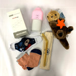 2. Mini Pink/White Humidifier X Aquarium Package (with Beaver Doll)