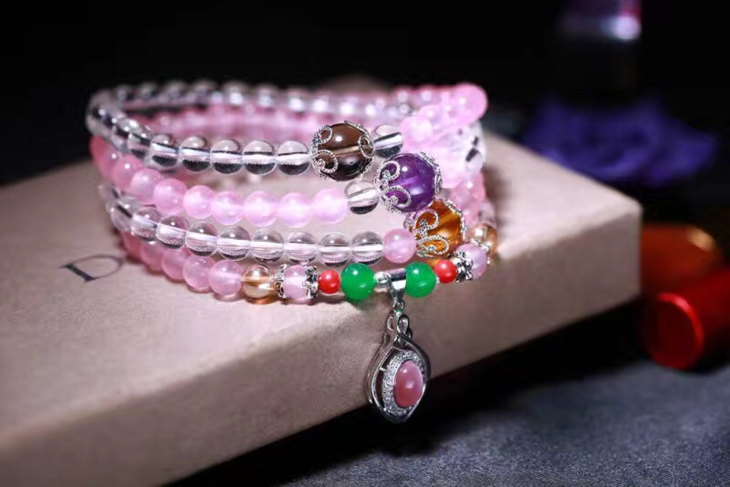 Pink Chalcedony Bracelet