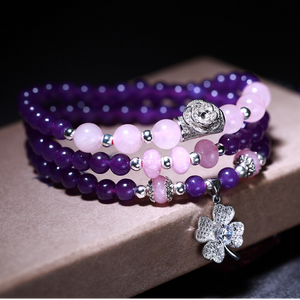 Purple Chalcedony Bracelet