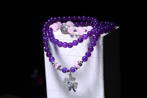 Purple Chalcedony Bracelet