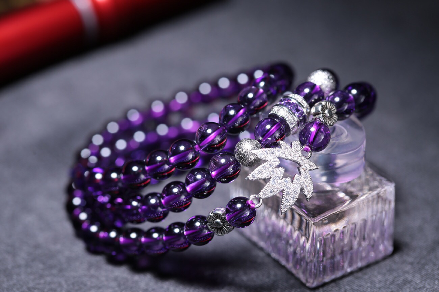 Purple Crystal Bracelet
