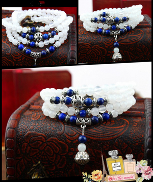 Chalcedony Bracelet (Doubled as Necklace)