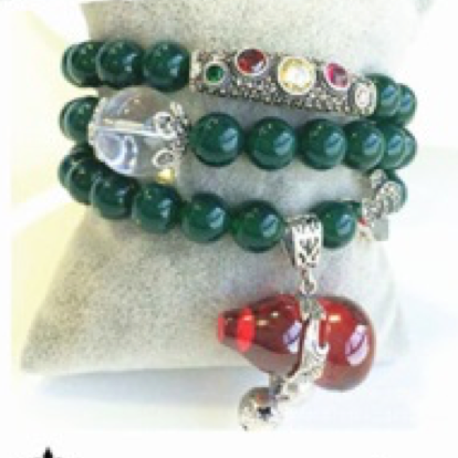 Agate Bracelet (Doubled as Necklace)