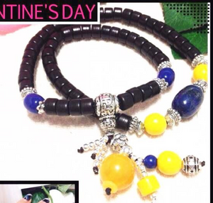 Dalbergia louvelii Bracelet (Doubled as Necklace)