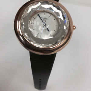 Jiuliu Copper Watch with Black Strap