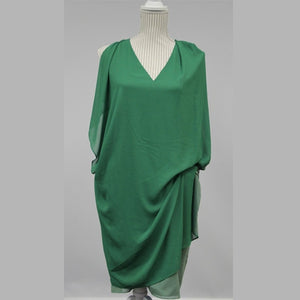 Ance Off-Shoulder Silk Dress