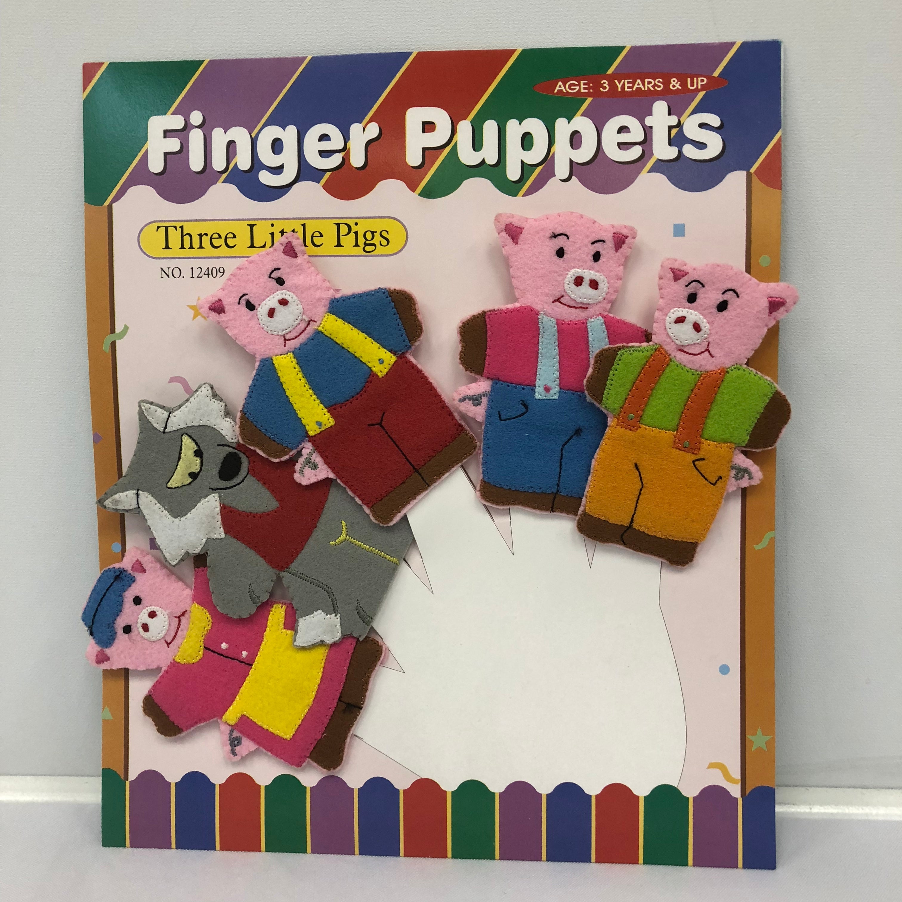 Three Little Pig Finger Puppets