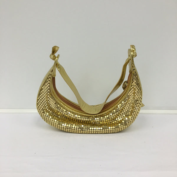 Gold Sequined Handbag