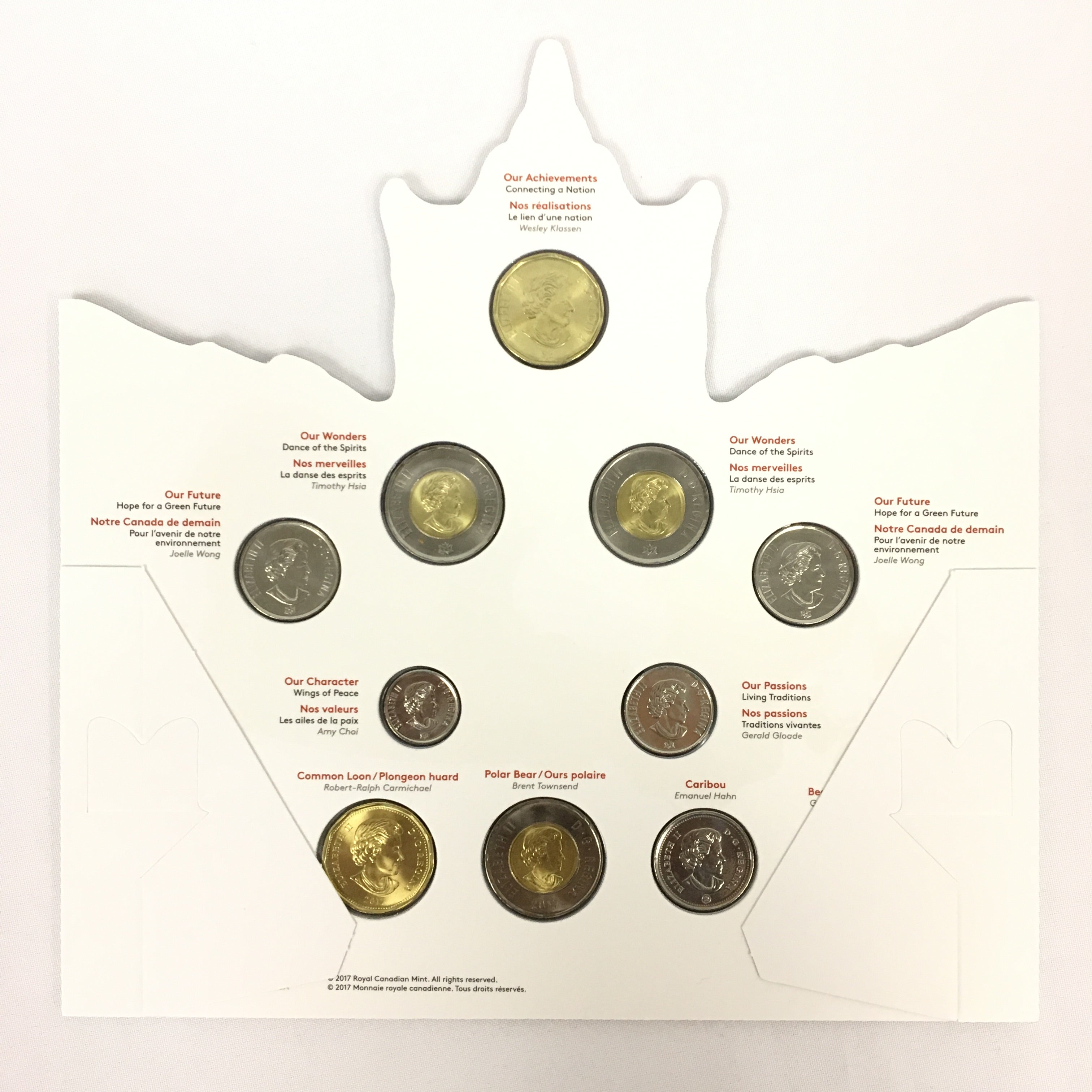 2017 Canada 150 Years Anniversary - 12-Coin Collection