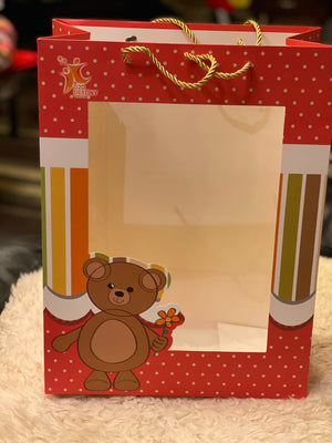 D2D Red "Giving" Gift Bag