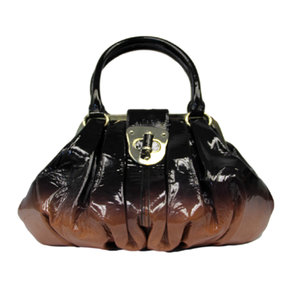 Alexander McQueen Elvie Leather Patent Bag
