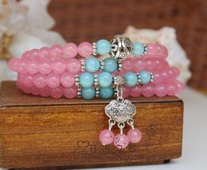 Pink Chalcedony Bracelet