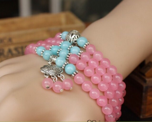 Pink Chalcedony Bracelet