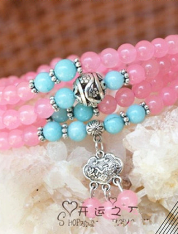 Pink Chalcedony Bracelet