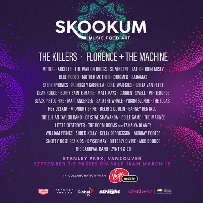 Skookum Festival 3-Day VIP Pass for 2 People