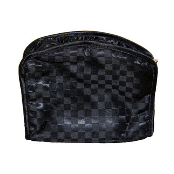 Medium Checkered Cosmetics Bag