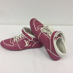 Louis Vuitton Red High Top Sneakers