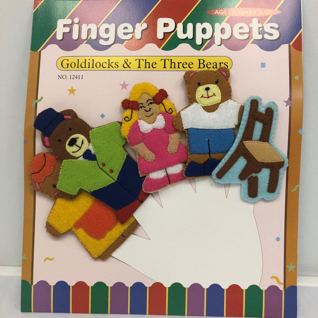 Goldilocks & the Three Bears Finger Puppets