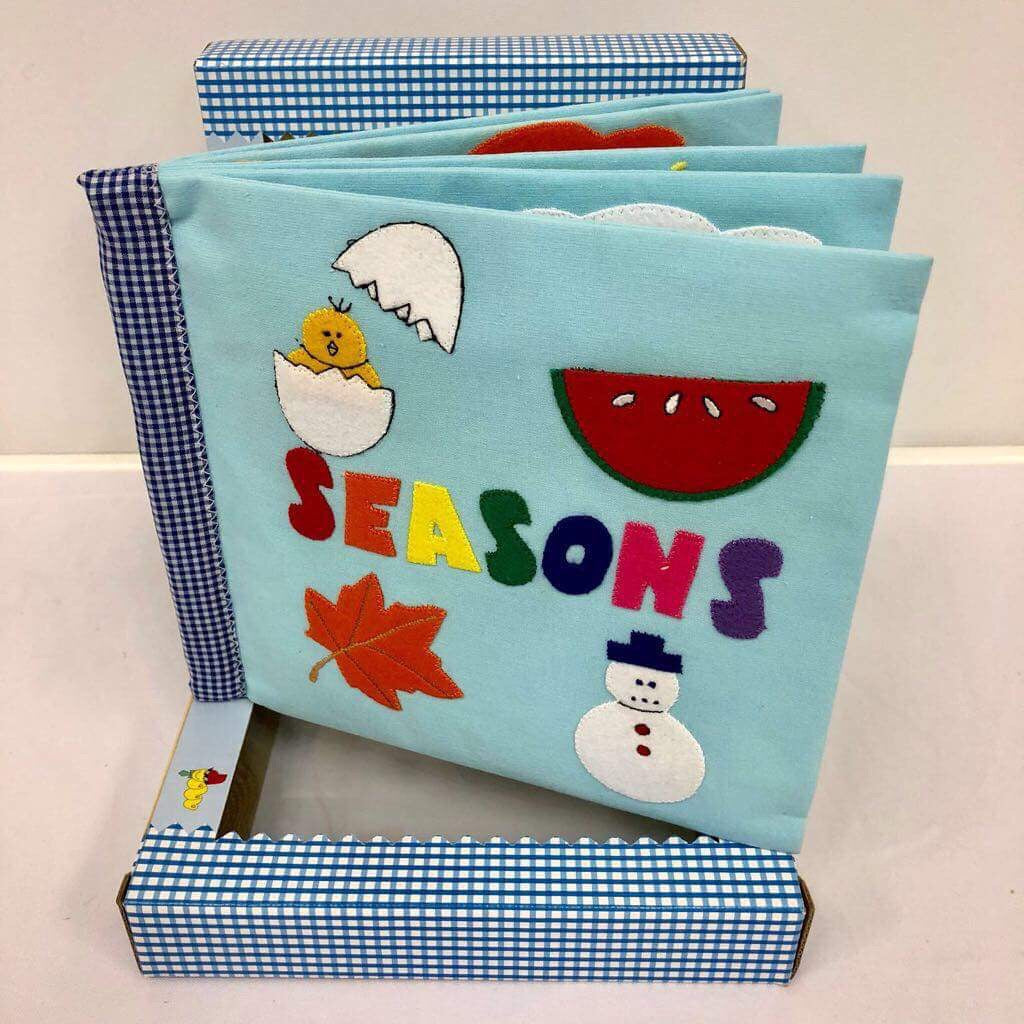 Children’s Felt Learning Book (Seasons)