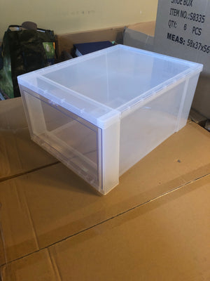 Drop Front Shoe Boxes (Set of 6)