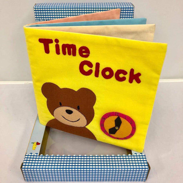 Children’s Felt Learning Book (Time & Clocks)