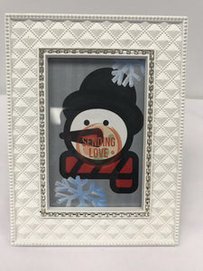 Merry Christmas Snowman DIY Frame