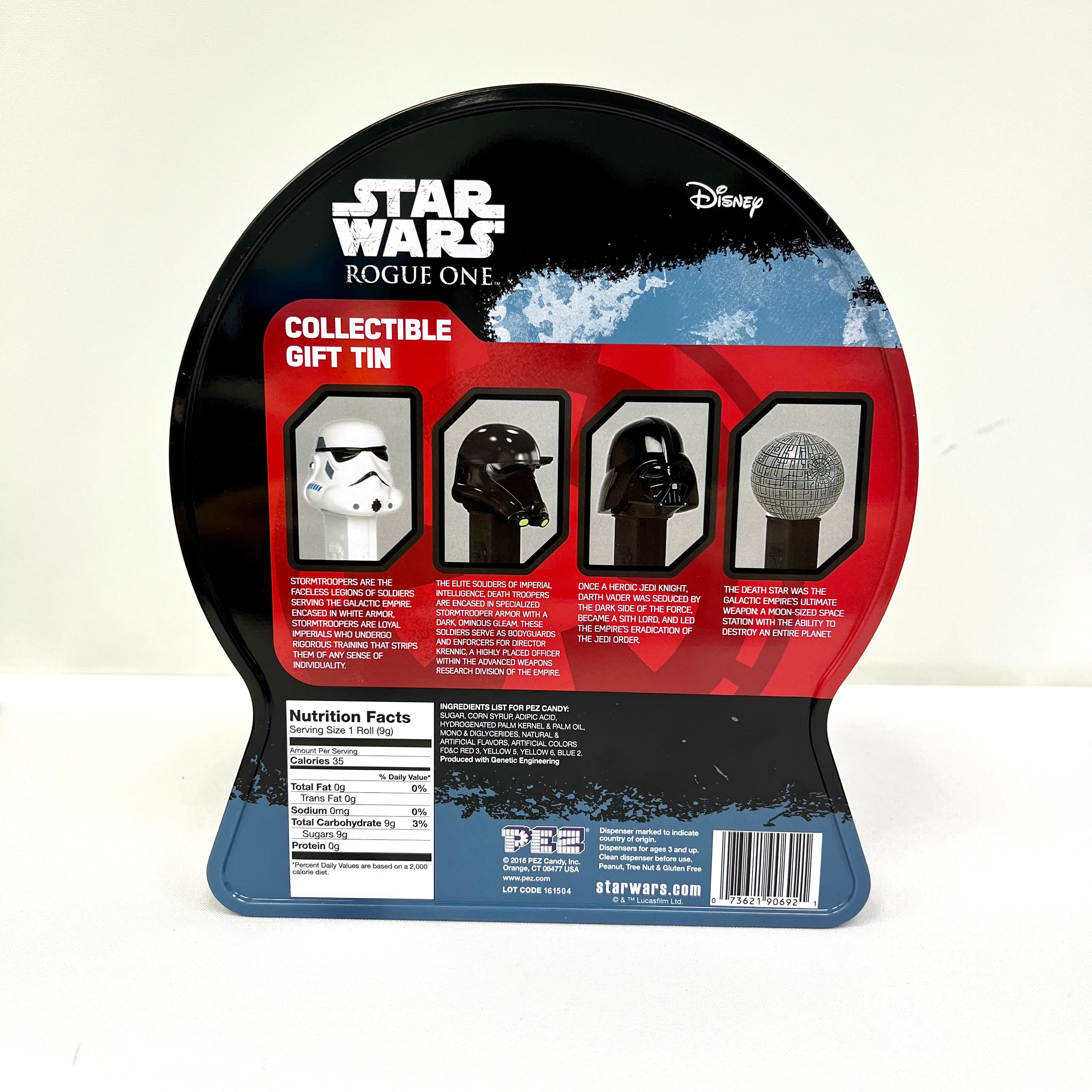 Star Wars Rogue One PEZ Candy Collectible Gift Tin
