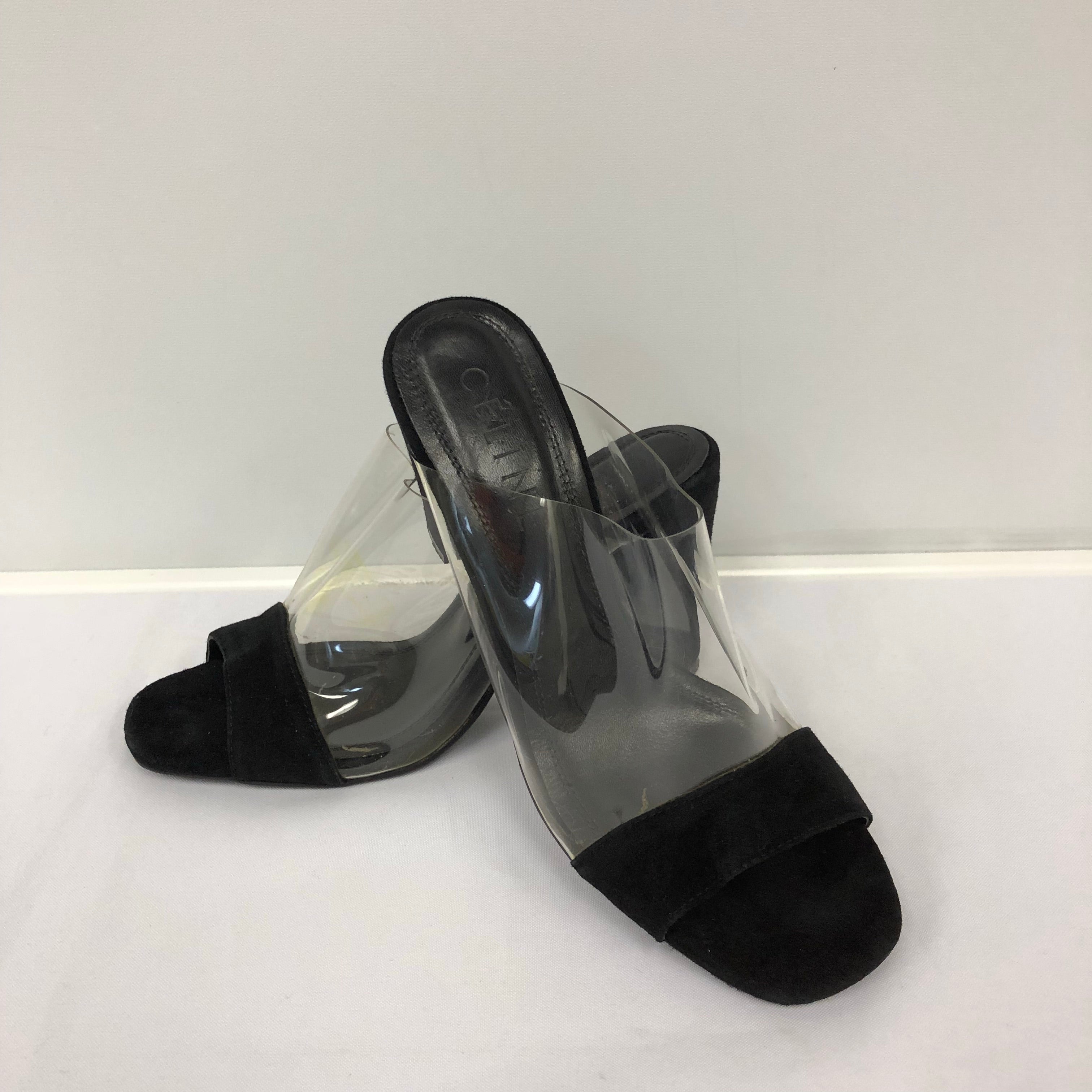 Celine Black Suede Shoes