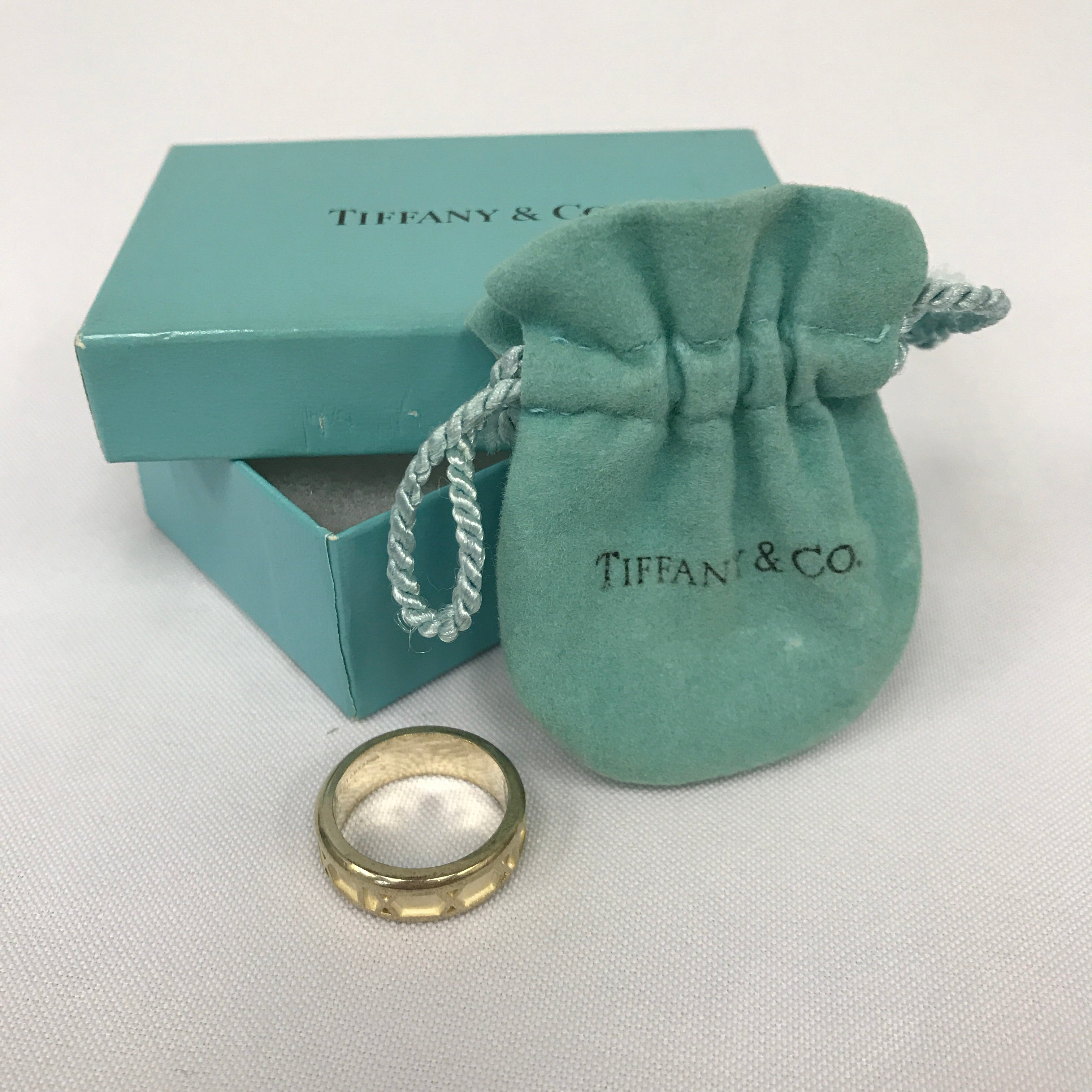 Tiffany & Co Sterling Silver Atlas Ring