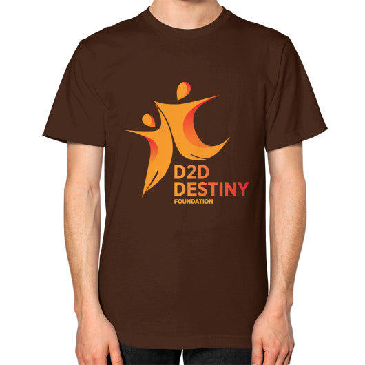Unisex T-Shirt (on man) Brown - d2ddestiny