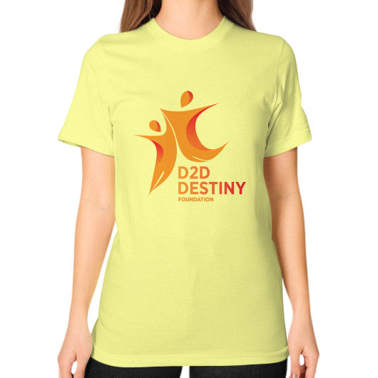 Unisex T-Shirt (on woman) Lemon - d2ddestiny