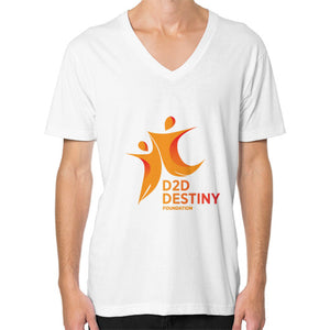 V-Neck (on man) White - d2ddestiny