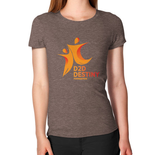 Women's T-Shirt Tri-Blend Coffee - d2ddestiny